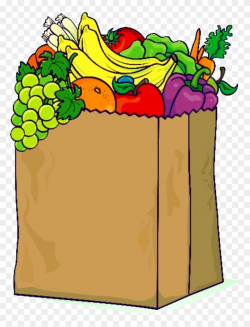 Grocery Clipart Sack - Transparent Background Groceries ...