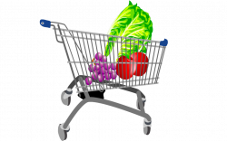 Shopping cart Supermarket Shopping Bags & Trolleys Clip art ...
