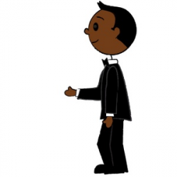 African American Groom | Weather Clipart