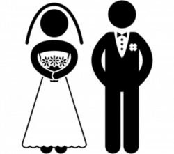 Bride And Groom | Free Images at Clker.com - vector clip art online ...