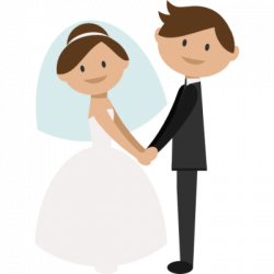 bride clipart wedding couple #1335 | ص | Bride, groom ...