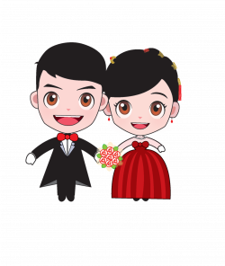 Bridegroom Marriage Cartoon Wedding - Cartoon bride and groom 1608 ...