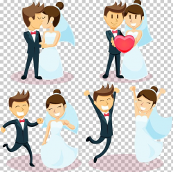 Happy Couple Cheering PNG, Clipart, Boy, Bride, Bride And ...