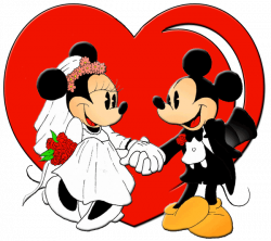 28+ Collection of Mickey Mouse Wedding Clipart | High quality, free ...