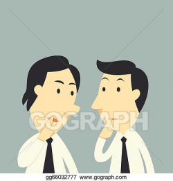 Vector Clipart - Business man in office, quiet conce. Vector ...