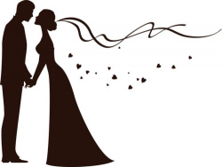 Bride and groom clipart black and white 3 » Clipart Station