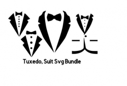 Tuxedo Svg Files for Cricut - Bow Tie Bundle - Suit Svg -Shirt -Black Tie  Wedding - Groomsman- Groom,Clipart-Wedding-Smoking-Gentleman