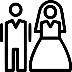 Bride And Groom Svg Png Icon Free Download (#561346 ...