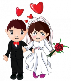 Bride and groom free to use clipart - Clipartix
