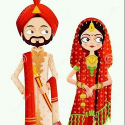Cartoon wedding couple | weddings | Wedding couples, Couple ...