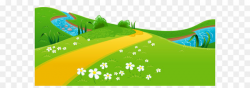 Meadow Clip art - Meadow and River Ground PNG Clipart - Nohat