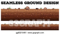 EPS Illustration - Seamless ground surface design. Vector ...