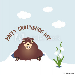 Groundhog Clipart february holiday 10 - 499 X 500 Free Clip ...