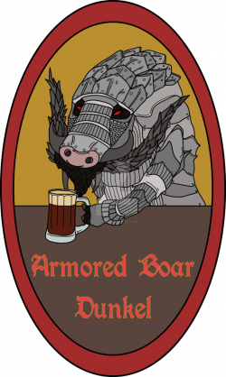 Beer Souls - Armored Boar Dunkel by DigitalCleo on DeviantArt