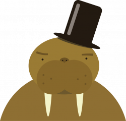 Never give your walrus a tophat. by WalrusTool on DeviantArt