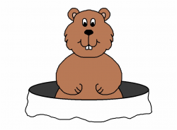 Clip Art Groundhog Clipart Wikiclipart - Groundhog With ...