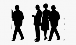 People Silhouette Clipart Small Group - People Silhouette No ...