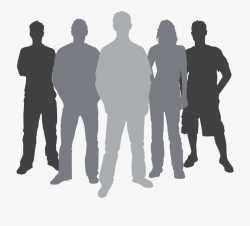 People Silhouette Clip Art At Getdrawings Com - Group Of ...