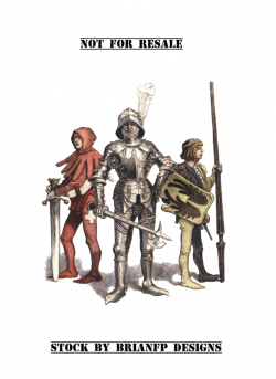 Medieval Knight and squires group.png. by BrianFP on DeviantArt