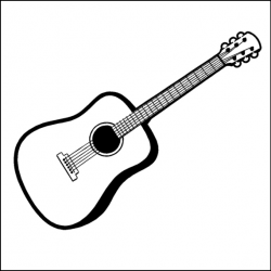 Acoustic Guitar Clipart acoustic guitar drawing clipart free to use ...