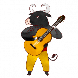 Jazzy Animal Musicians - World Music Stickers by The Melody Book