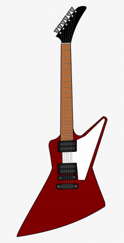 Electric Guitar Clipart - Gibson Explorer Clipart - Free ...