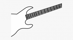 Guitar Clipart Outline - Electric Guitar Clip Art #1390094 ...