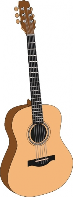 Guitar clipart with an spiral Vector Free Download_image ...