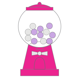 28+ Collection of Gumball Machine Clipart Png | High quality, free ...