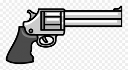 Pistol Revolver Firearm Handgun Weapon - Gun Clipart - Png ...