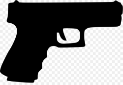 Pistol Firearm .40 S&W Glock Gun - gun clipart png download - 981 ...