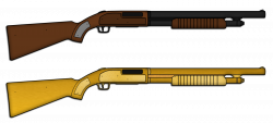 Drawn Pistol Shotgun Free collection | Download and share Drawn ...