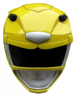 MMPR Yellow Ranger Helmet Render by RussJericho23.deviantart.com on ...