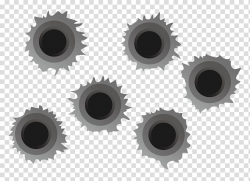 Bullet hole , Guns shot bullet holes traces transparent ...
