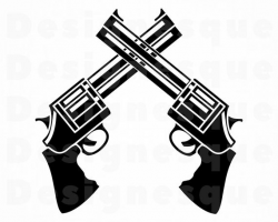 Gun Logo Svg, Revolver SVG, Gun SVG, Pistol SVG, Weapon Svg, Revolver  Clipart, Gun Files for Cricut, Cut Files For Silhouette, Dxf, Png, Eps