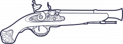 Flintlock Pistol Drawing at GetDrawings.com | Free for personal use ...