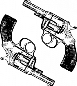 Revolver 2x Clip Art at Clker.com - vector clip art online, royalty ...