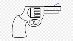 How To Draw A Cartoon Revolver In - Cartoon Gun Drawing Easy ...