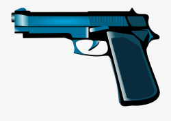Pistol Clipart Gun Shot - Cartoon Gun With No Background ...