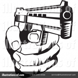 Gun Clipart #225847 - Illustration by David Rey