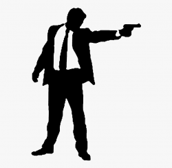 15 Man Holding Handgun Silhouette Png For Free Download ...
