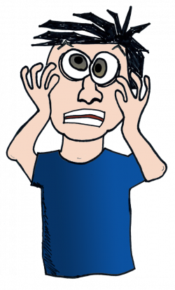 Clipart frustrated man