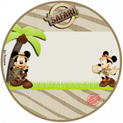 mickey-safari-free-printable-kit-019.png 591×591 pixels | Disney ...