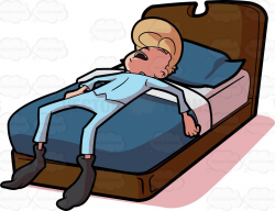 Cartoon Man Sleeping Clipart | Free download best Cartoon ...