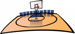 Cartoon Basketball Court Clip Art at Clker.com - vector clip ...