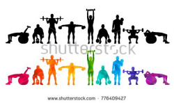Image result for silhouette person gym | gym board | Gym ...
