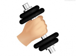 Free Hand and dumbbell, gym icon (PSD)s Clipart and Vector ...