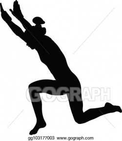 Vector Illustration - Athlete girl exercise floor gymnastics ...