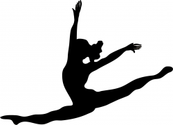 Gymnastics Clipart Silhouette at GetDrawings.com | Free for personal ...