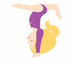 Gymnast Clip Art Silhouette Free At Getdrawings - Cartoon ...